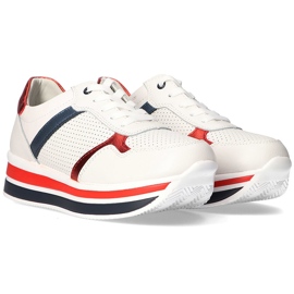 Zapatillas de cuero Filippo DP2004 / 22 Wh blanco 5