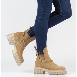 Botas ante Filippo 30065 camel beige marrón 5