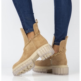 Botas ante Filippo 30065 camel beige marrón 2