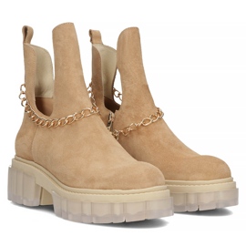 Botas ante Filippo 30065 camel beige marrón 8