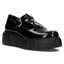 Zapatos de piel Filippo 20102 negro 1