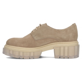 Zapatos ante Filippo 20099 taupe beige marrón 5