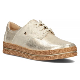 Zapatos de piel Filippo 10123 oro dorado 5