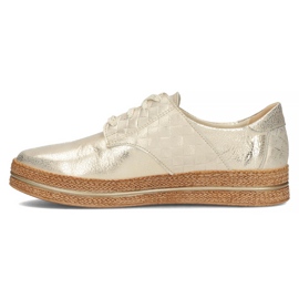 Zapatos de piel Filippo 10123 oro dorado 6