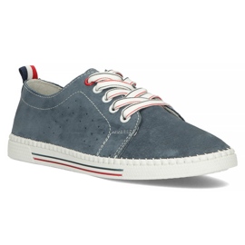Zapatos de piel Filippo DP3507/22 Nv azul marino 2