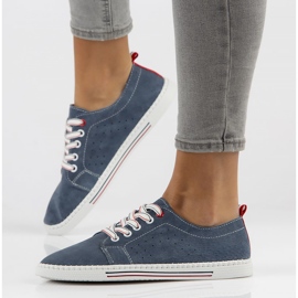 Zapatos de piel Filippo DP3507/22 Nv azul marino 6