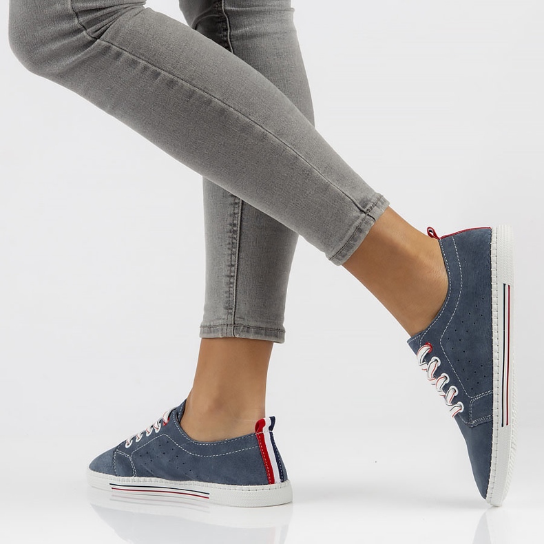 Zapatos de piel Filippo DP3507/22 Nv azul marino 1