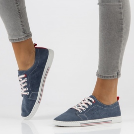Zapatos de piel Filippo DP3507/22 Nv azul marino 7