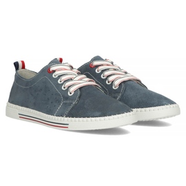 Zapatos de piel Filippo DP3507/22 Nv azul marino 4