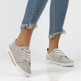 Zapatos de piel Filippo DP3507 / 22 Gr gris 7