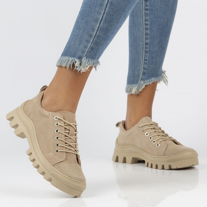 Deportivas de piel FILIPPO DP3522/22 Be beige 1