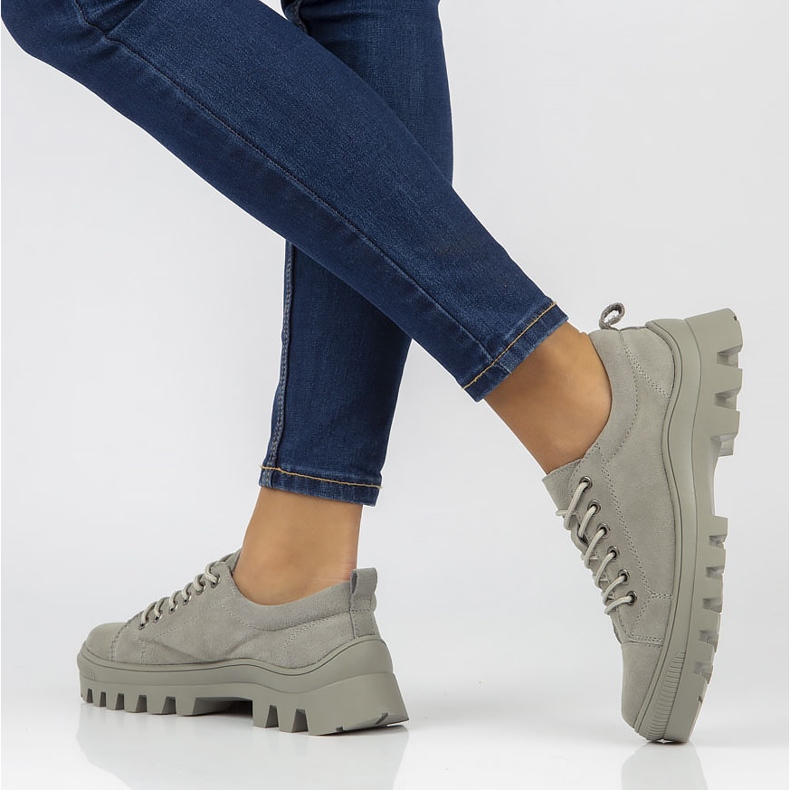 Zapatillas piel FILIPPO DP3522/22 Gr gris 1