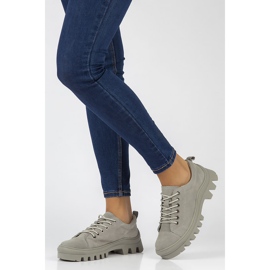 Zapatillas piel FILIPPO DP3522/22 Gr gris 3