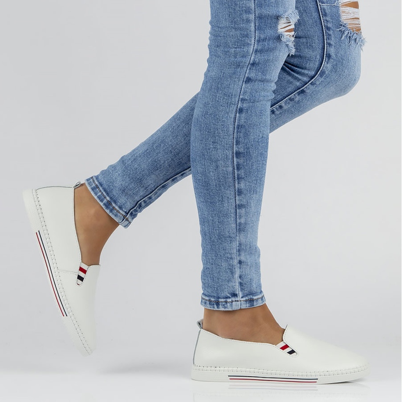 Zapatos de piel FILIPPO DP066/22 Wh blanco 2