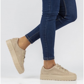 Deportivas de piel FILIPPO DP3527/22 Be beige 1 Deportivas de piel FILIPPO DP3527/22 Be beige 1