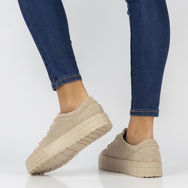 Deportivas de piel FILIPPO DP3527/22 Be beige 2 Deportivas de piel FILIPPO DP3527/22 Be beige 2