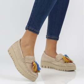 Zapatos de piel Filippo DP3535/22 Be beige 4
