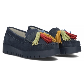 Zapatos de piel Filippo DP3535/22 Nv azul marino 5