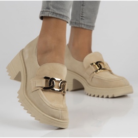 Zapatos de ante Filippo 20107 beige 7