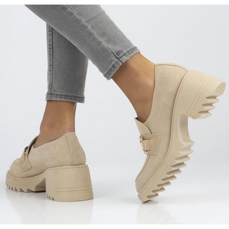 Zapatos de ante Filippo 20107 beige 1