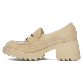 Zapatos de ante Filippo 20107 beige 4