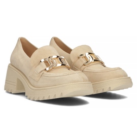 Zapatos de ante Filippo 20107 beige 5