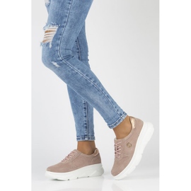 Zapatillas de cuero Filippo DP2138 / 22 Lt Pi rosa rosado 1