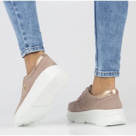 Zapatillas de cuero Filippo DP2138 / 22 Lt Pi rosa rosado 6