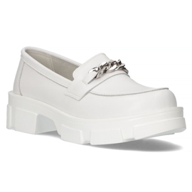 Zapatos de piel Filippo DP3221/22 Wh blanco 5