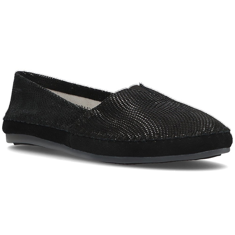 Zapatos de cuero Filippo DP031/22 Bk negro 1