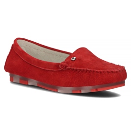 Rojo Mocasines Filippo DP2037/22 Rd de piel 7