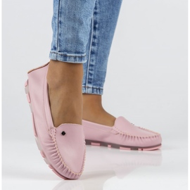 Mocasines de piel Filippo DP2037/22 Pi Li rosa rosado 8