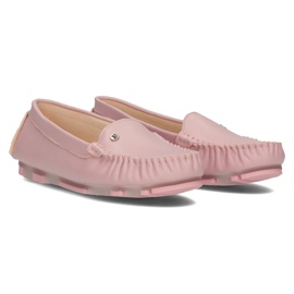 Mocasines de piel Filippo DP2037/22 Pi Li rosa rosado 5
