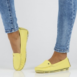 Mocasines de piel Filippo DP2037/22 Yl Li amarillo 7