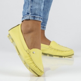 Mocasines de piel Filippo DP2037/22 Yl Li amarillo 1 Mocasines de piel Filippo DP2037/22 Yl Li amarillo 1