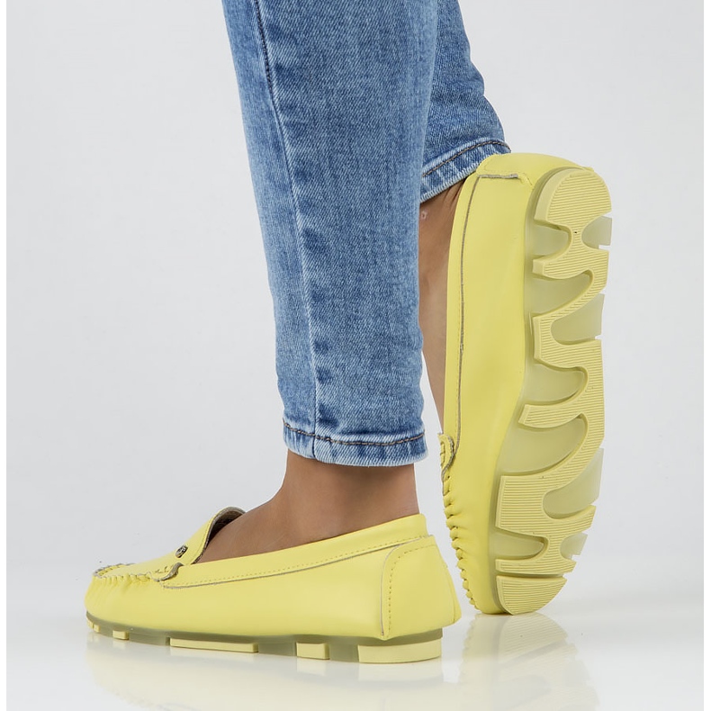 Mocasines de piel Filippo DP2037/22 Yl Li amarillo 2 Mocasines de piel Filippo DP2037/22 Yl Li amarillo 2