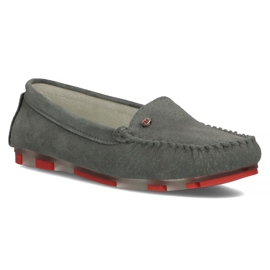 Mocasines Filippo DP2037 / 22 Gr Rd piel gris 3