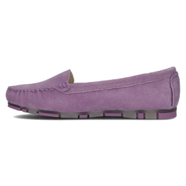 Mocasines de piel Filippo DP2037/22 Vi morado violeta 3