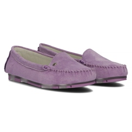 Mocasines de piel Filippo DP2037/22 Vi morado violeta 6