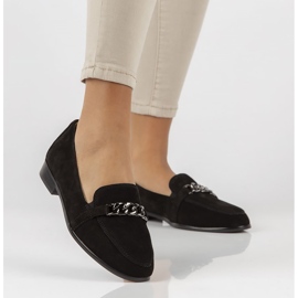 Mocasines de piel Filippo DP3626/22 Bk negro 6