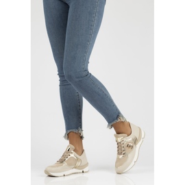 Deportivas de piel Filippo 141 beige 5