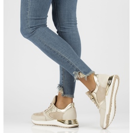 Deportivas de piel Filippo 144 beige 8
