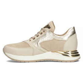 Deportivas de piel Filippo 144 beige 2