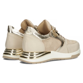 Deportivas de piel Filippo 144 beige 4