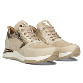 Deportivas de piel Filippo 144 beige 5