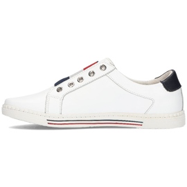 Zapatos de piel Filippo DP2155/22 Wh blanco 4