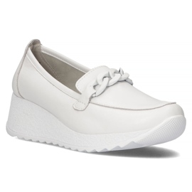 Zapatos de piel Filippo DP3632/22 Wh blanco 1