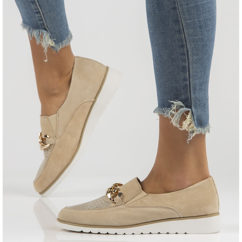 Zapatos de piel Filippo DP3696/22 Be beige 1