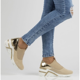 Zapatillas de cuero Filippo DP3652 / 22 Be beige 7