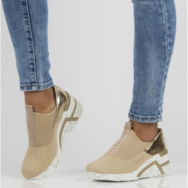 Zapatillas de cuero Filippo DP3652 / 22 Be beige 4